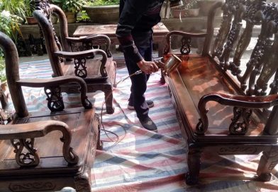 Báo giá thuê thợ sơn pu đồ gỗ cũ Tại Hà Đông 2026 theo mét vuông hoàn thiện trọn gói và nhân công